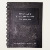 Ardoise et pierre personnalisée (Devant)