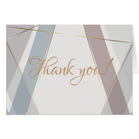 Ardoise géométrique moderne contemporaine Taupe (Devant horizontal)