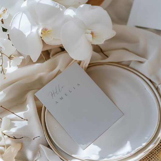 Ardoise légère Bleu Plat Blank Table Guichet Carte