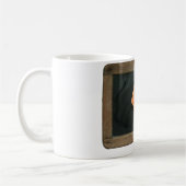 Ardoise Passer l'éponge Vintage Ardoise White Mug (Gauche)