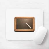 Ardoise Voeg jouw tekst Schoolslate MouseP toe Muismat (Met muis)