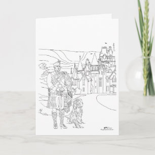 Ardverikie House Highlander Gordon Setter Kaart