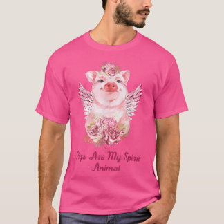 Are My Spirit Animal Pig Lovers And Farmer G T-shirt