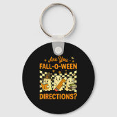 Are You Fall O Ween Directions Halloween Teacher G Sleutelhanger (Voorkant)