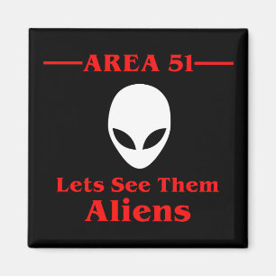 Area 51 laat ze zien vreemdelingen grappig magneet