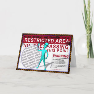 Area 51 Photo Greeting Card Kaart