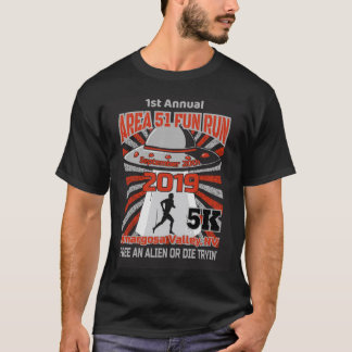 Area 51 Raid T-shirt! Bevrijd een Alien of Die Try T-shirt