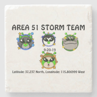 Area 51 storm team stenen onderzetter