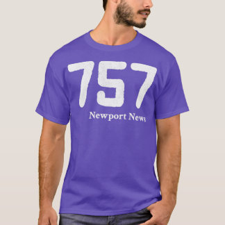 Area Code 757 Newport News Virginia T-shirt