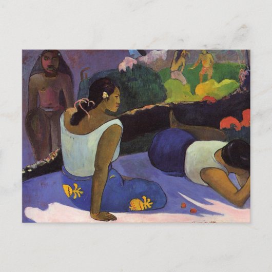 'Arearea no Varua Ino' - Carte postale Paul Gaugui (Devant)