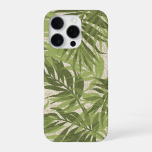 Areca Palmen Hawaiaans Tropisch Vintage Groen iPhone 16 Pro Hoesje