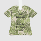 Areca Palms Hawaiian Tropisch Ornament (achterkant)