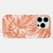 Areca Palms Hawaiian Tropische  Peach Case-Mate iPhone Case (Achterkant (horizontaal))