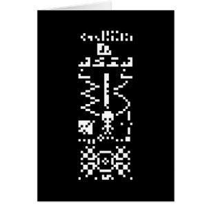 Arecibo Binaire Bericht Antwoord Kaart