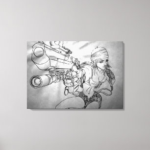 Arek Art - Original Sketch print - "Ze is slecht!"