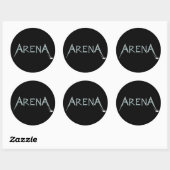 Arena Round Sticker (Vel)