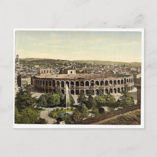 Arena, Verona, Italië Fotochrom Briefkaart
