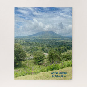 Arenal Volcano in Clouds Costa Rica Jigzaag Puzzle Legpuzzel