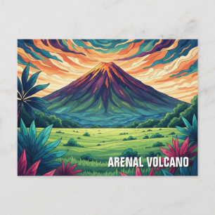 Arenal Vulkaan Costa Rica Reizen Briefkaart