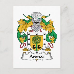 Arenas Family Crest Briefkaart
