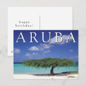 Arendstrand | Caribisch gebied, Aruba Briefkaart (Voorkant / Achterkant)