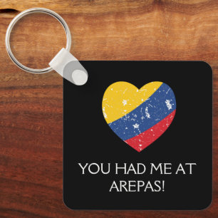 Arepas Grappig Quote Colombiaans eten Sleutelhanger