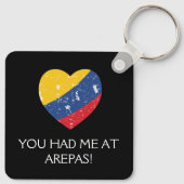 Arepas Grappig Quote Colombiaans eten Sleutelhanger (Achterkant)
