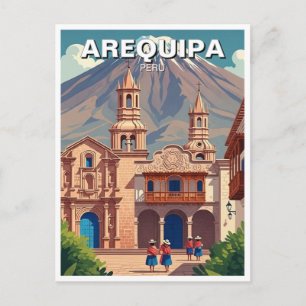 Arequipa Peru Reizen Briefkaart