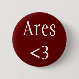Ares <3 - Griekse oorloggod Ronde Button 5,7 Cm