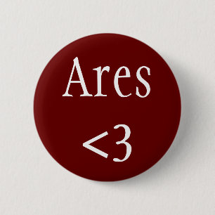 Ares <3 - Griekse oorloggod Ronde Button 5,7 Cm