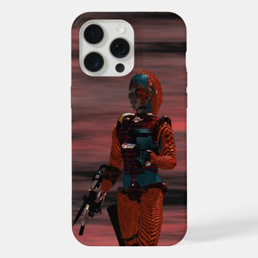 ARES CYBORG, RED SUNSET Science Fiction, Sci-Fi (Verso)