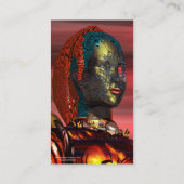 ARES CYBORG, rood geel Visitekaartje (Achterkant)