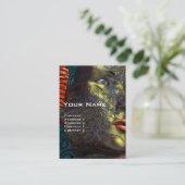 ARES CYBORG, rood geel Visitekaartje (Staand voorkant)