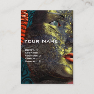 ARES CYBORG, rood geel Visitekaartje