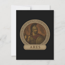 Ares God of War Postcard Briefkaart