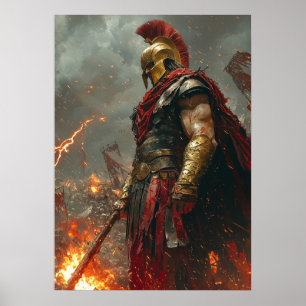 Ares, God van Oorlog - Brenger van Strijd en Woede Poster