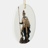 ARES GRIEK WARRIOR GOD STATUE KERAMISCH ORNAMENT (Rechts)