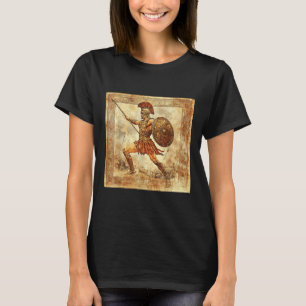 Ares Griekse krijger God Oude Griekenland Mytholog T-shirt