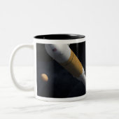 Ares I Crew Launch Vehicle Tweekleurige Koffiemok (Links)