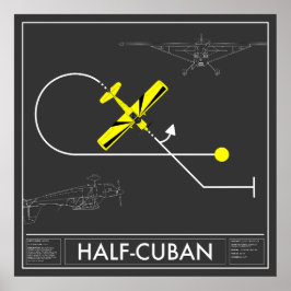 Aresti Aerobatic Half-Cuban Poster Super Decathlon