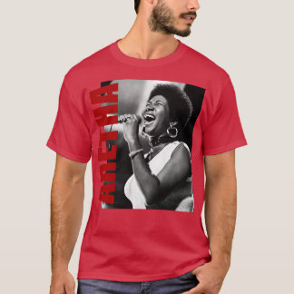 Aretha Franklin Retro Esthetische Fan Art T-shirt