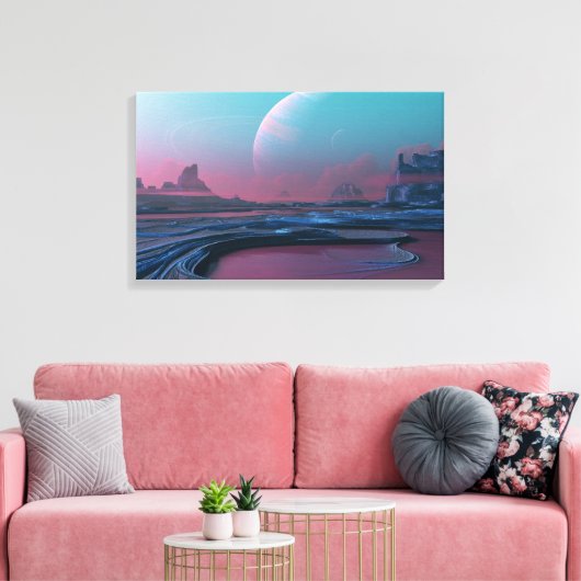 Arethusa (daglicht) canvas afdruk (Insitu (Woonkamer))