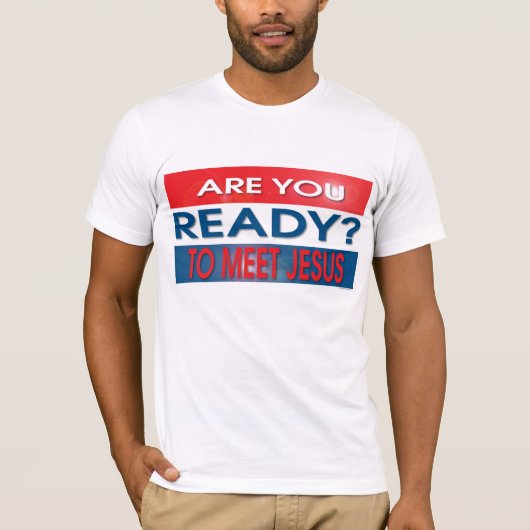 Areyouready T-shirt (Voorkant)