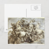 Arezzo anghiari Battle Briefkaart (Voorkant / Achterkant)