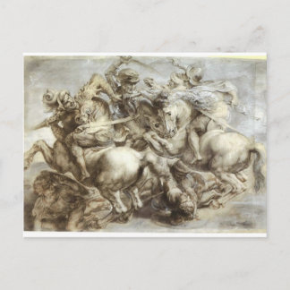 Arezzo anghiari Battle Briefkaart