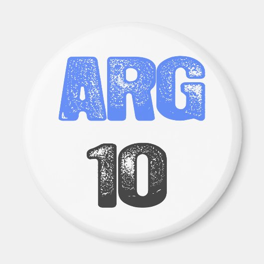 ARG 10! MAGNEET (Voorkant)