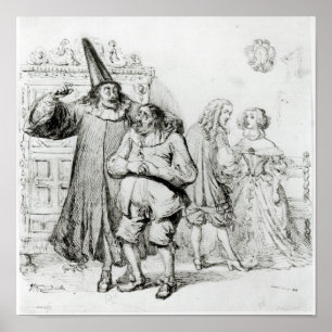 Argan en Monsieur Purgon Poster