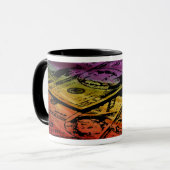 Argent arc-en-ciel Mug (Devant gauche)