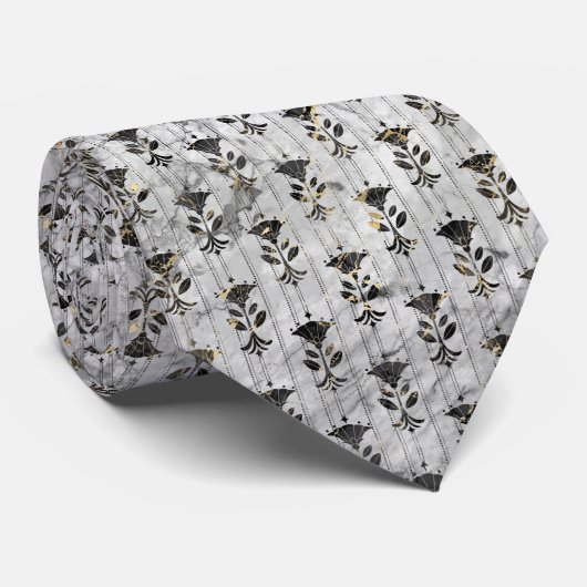 ARGENT ART DÉCO MODÈLE NOIR CRAVATE (Roulé)