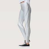 Argent Attoni Doublure Yoga Leggings (Gauche)